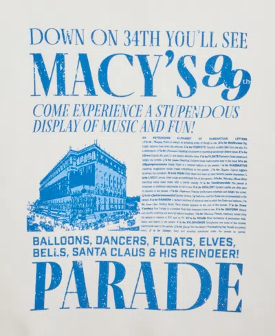 Macy's Thanksgiving Day Parade 2025 Men's And Women's Hoodie Sweatshirt,  Exclusive In White