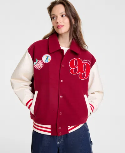 Macy's Thanksgiving Day Parade 2025 Men's And Women's Classic Varsity Jacket,  Exclusive In Red