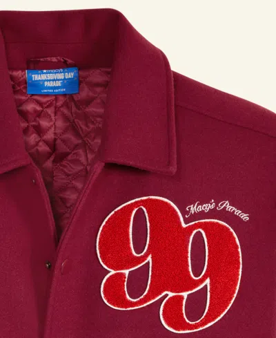 Macy's Thanksgiving Day Parade 2025 Men's And Women's Classic Varsity Jacket,  Exclusive In Red
