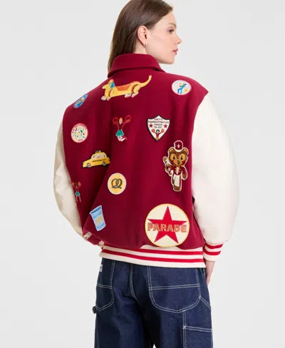 Macy's Thanksgiving Day Parade 2025 Men's And Women's Classic Varsity Jacket,  Exclusive In Red