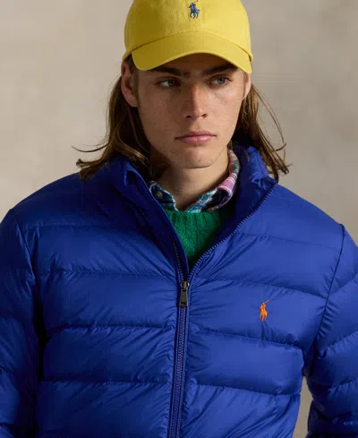 Polo Ralph Lauren Down Jacket In Blue