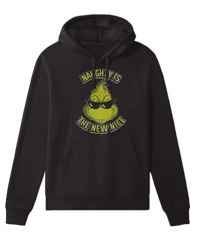 Hybrid Men's Grinch Moods Graphic Fleece Hoodie In Black