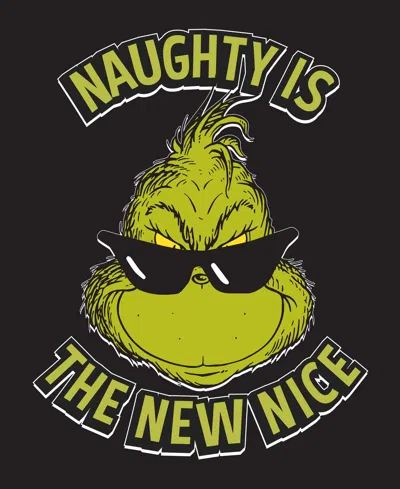 Hybrid Men's Grinch Moods Graphic Fleece Hoodie In Black