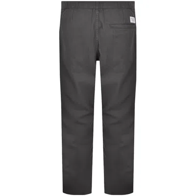 Norse Projects Ezra Relaxed Twill Trousers Grey In Gray