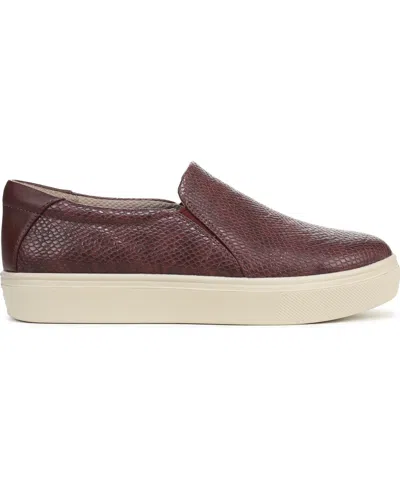 Dr. Scholl's Women's Madison Cloud Slip On Sneakers In Burgundy