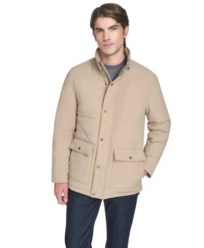 Cole Haan Men's Stretch Quilted Jacket In Brown
