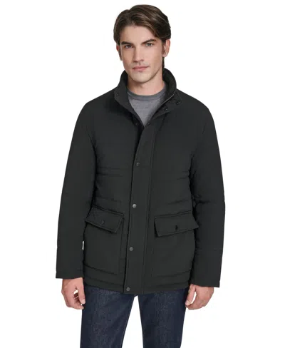 Cole Haan Men's Stretch Quilted Jacket In Blue