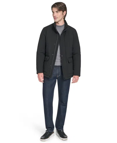 Cole Haan Men's Stretch Quilted Jacket In Blue