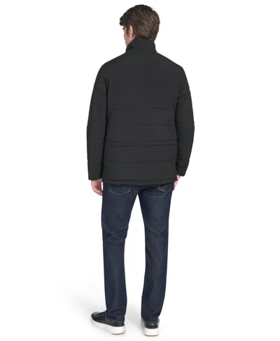 Cole Haan Men's Stretch Quilted Jacket In Blue