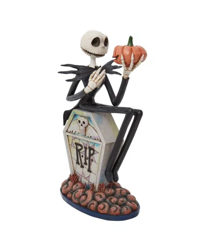 Jim Shore Disney Traditions Jack On Gravestone In Multi