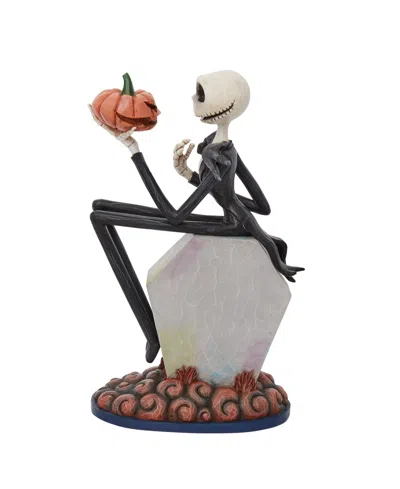 Jim Shore Disney Traditions Jack On Gravestone In Multi