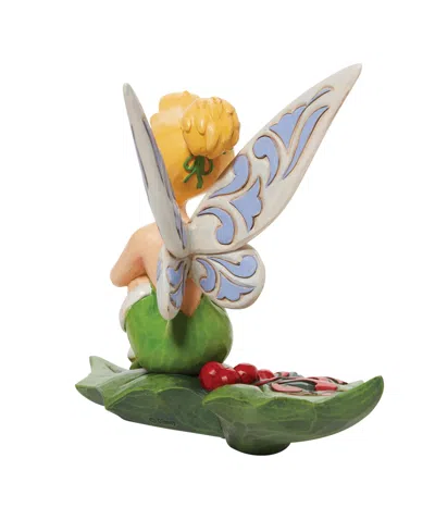 Jim Shore Disney Traditions Tinker Bell Sitting On Holly In Multi