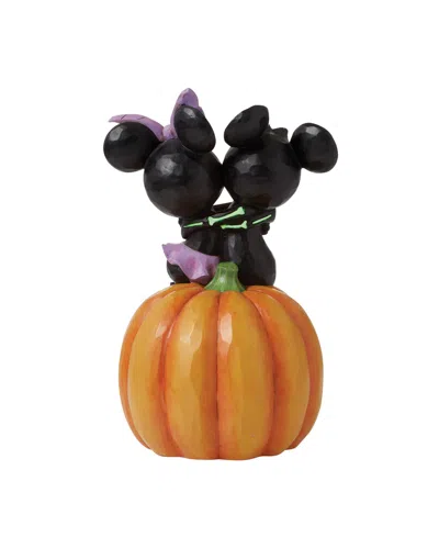Jim Shore Disney Traditions Mickey And Minnie Scared Skeletons In Multi