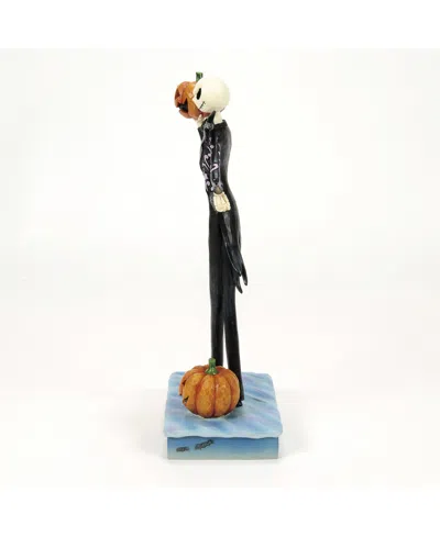 Jim Shore Disney Traditions Jack Holding Pumpkin In Multi