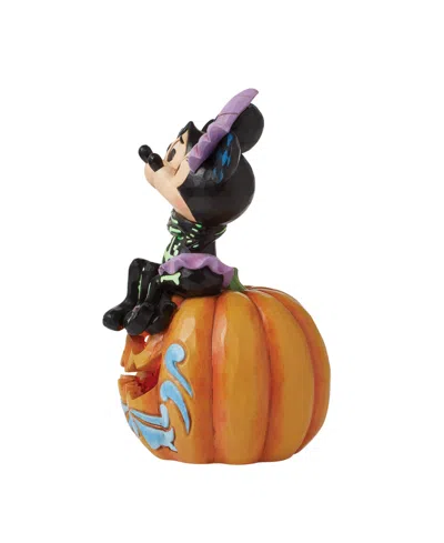 Jim Shore Disney Traditions Mickey And Minnie Scared Skeletons In Multi