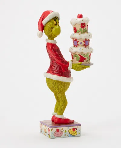 Jim Shore Grinch With Grinchy Cake In Multi