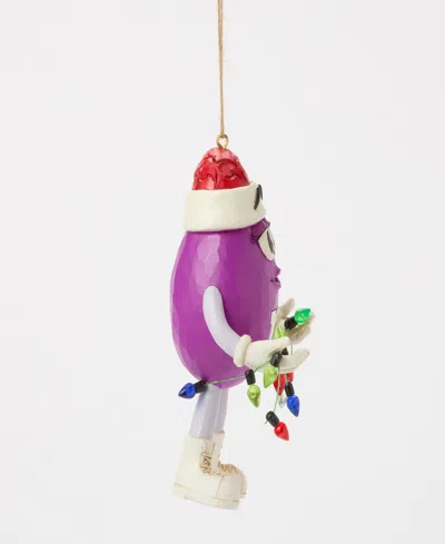 Jim Shore M And M's Purple Character Ornament In Purple