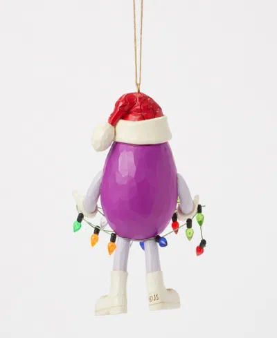 Jim Shore M And M's Purple Character Ornament In Purple