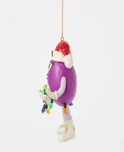 Jim Shore M And M's Purple Character Ornament In Purple