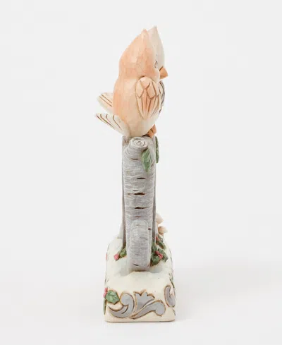 Jim Shore Wdlnd Joy Word With Birds Fig In Gray