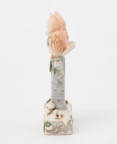 Jim Shore Wdlnd Joy Word With Birds Fig In Gray