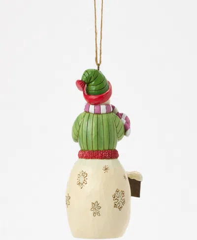 Jim Shore Hershey Snowman With Hershey Sign Ornament In Multi