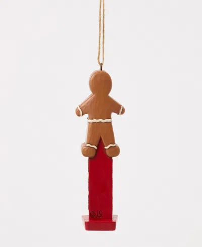 Jim Shore Gingerbread Man Pez Ornament In Multi