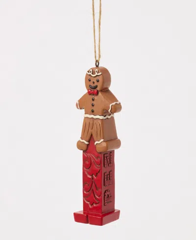 Jim Shore Gingerbread Man Pez Ornament In Multi
