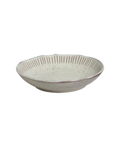 Porto Brasil Stoneware Linhas Salad Bowls, Set Of 6 In Gray