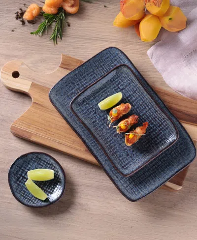 Porto Brasil Stoneware Juta Ramekins, Set Of 6 In Blue