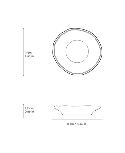 Porto Brasil Stoneware Juta Ramekins, Set Of 6 In Blue