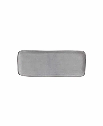 Porto Brasil Rectangular Platter Small Set Of 4 In Gray