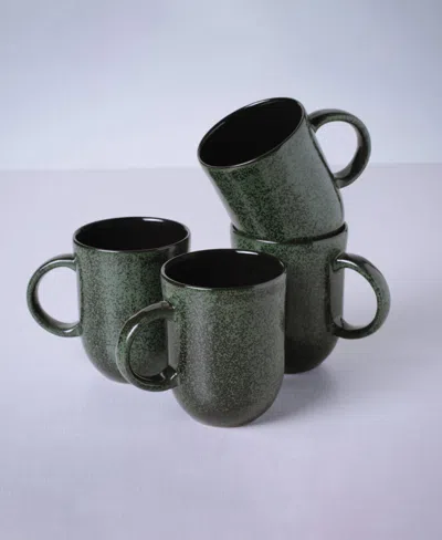 Porto Brasil Coup Mug Set Of 4 In Green