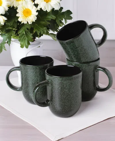 Porto Brasil Coup Mug Set Of 4 In Green