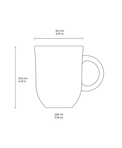 Porto Brasil Coup Mug Set Of 4 In Green