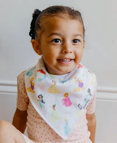 Copper Pearl Baby Girls 4-pack Disney Princess Bandana Bib Set In Multi