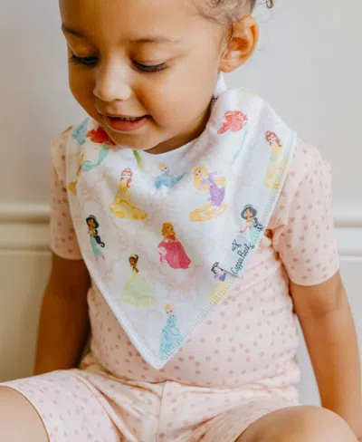 Copper Pearl Baby Girls 4-pack Disney Princess Bandana Bib Set In Multi