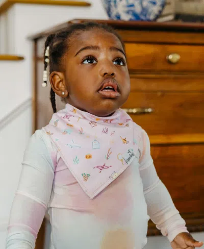 Copper Pearl Baby Girls 4-pack Disney Princess Bandana Bib Set In Multi