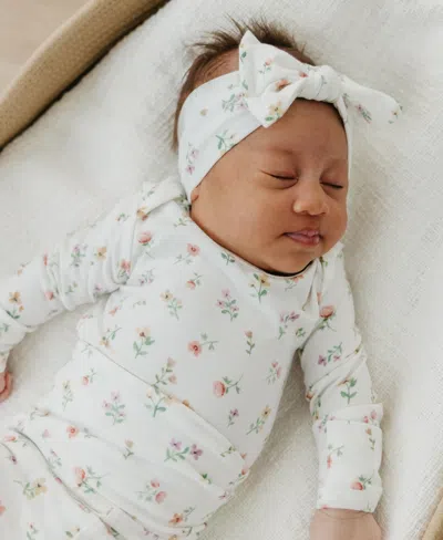 Copper Pearl Baby Girls Eloise Knit Headband In White