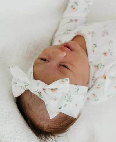 Copper Pearl Baby Girls Eloise Knit Headband In White