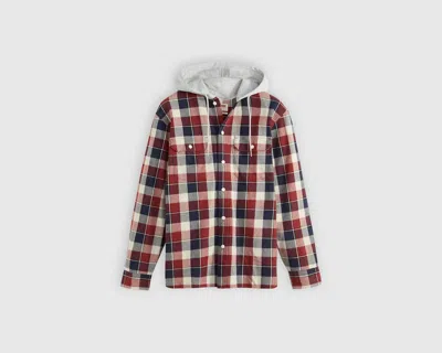 Levi's Hooded Classic Worker Shirt In Multi