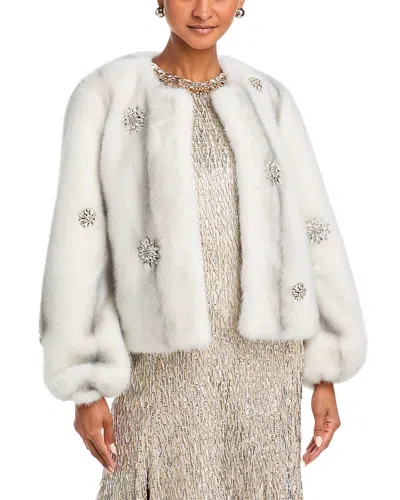Cinq À Sept Cinq A Sept Benson Faux Fur Coat In White