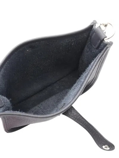 Pre-owned Hermes 2024 Clemence Evelyne 16 Crossbody Bag In Blue