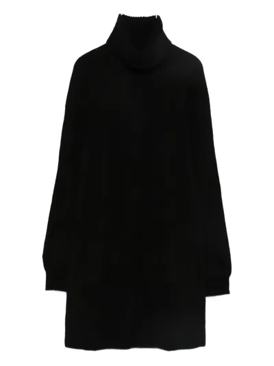 Liu •jo Wool Dress In Black