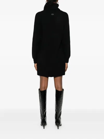 Liu •jo Wool Dress In Black