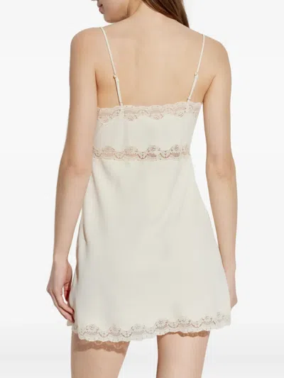 CORI 蕾丝蝴蝶结迷你连衣裙