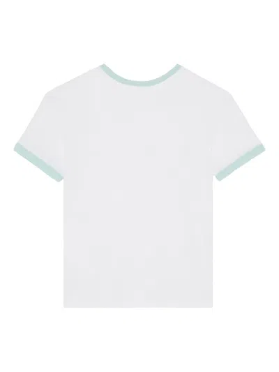 Vilebrequin Logo-print Trim T-shirt In White
