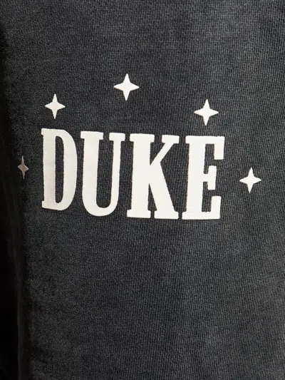 Duke & Dexter Mens Core Logo-print Cotton Jogging Bottoms Black In Gray