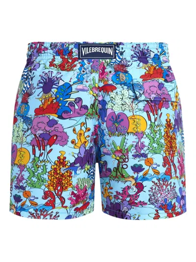 Vilebrequin Drawstring Swim Shorts In Blue