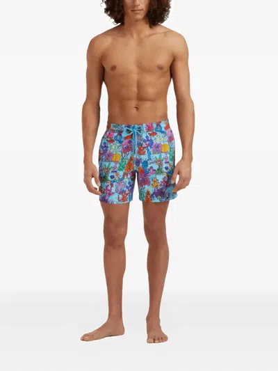 Vilebrequin Drawstring Swim Shorts In Blue
